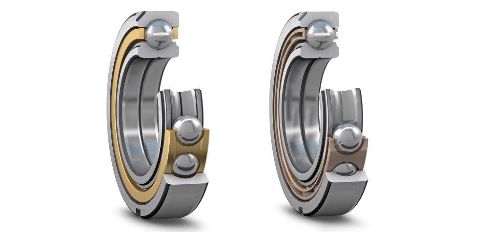Four-point contact ball bearings