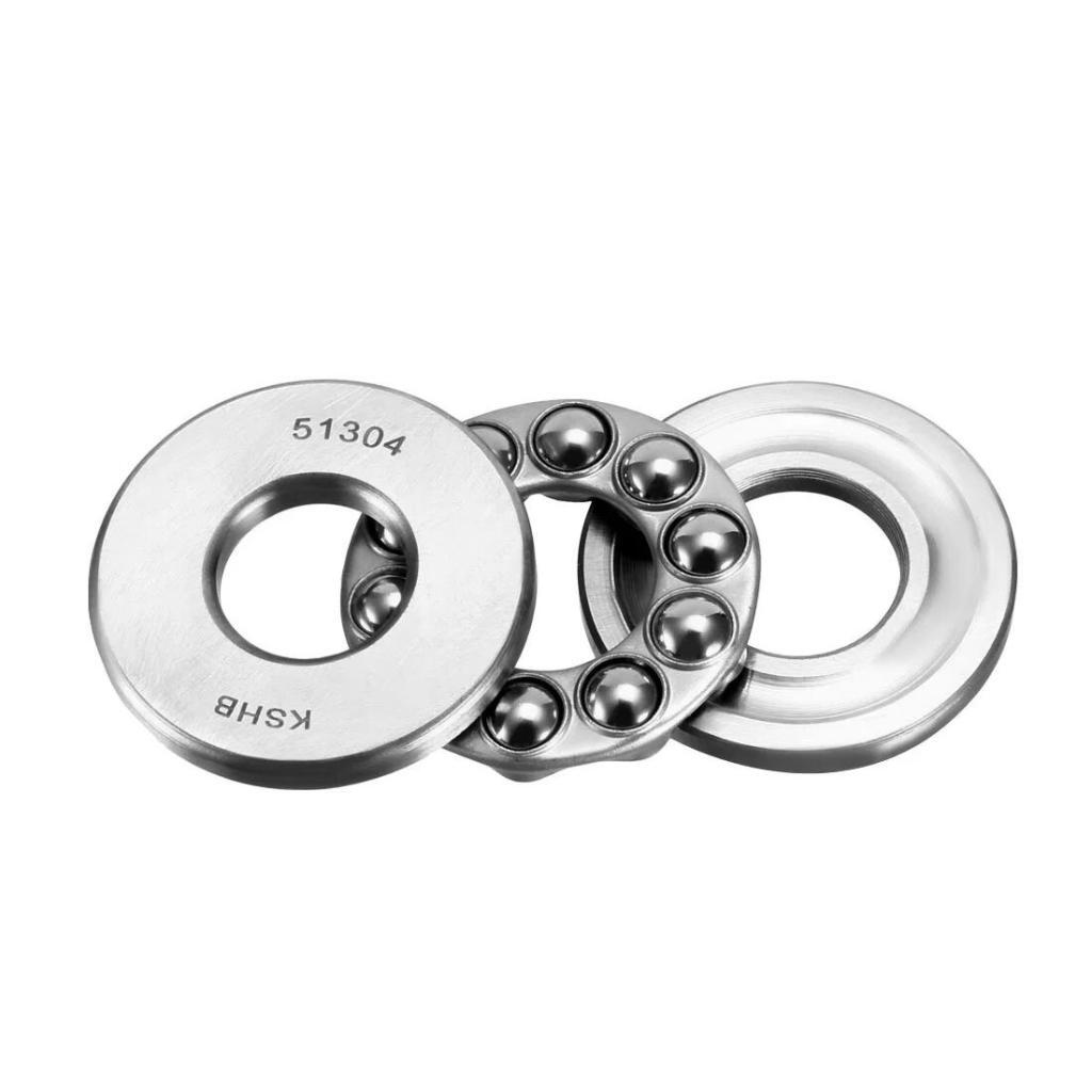 Chromium steel thrust ball bearings