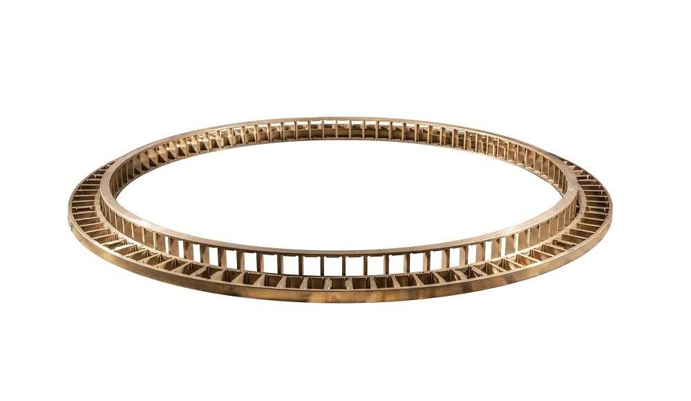 Nonferrous metal bearing cage