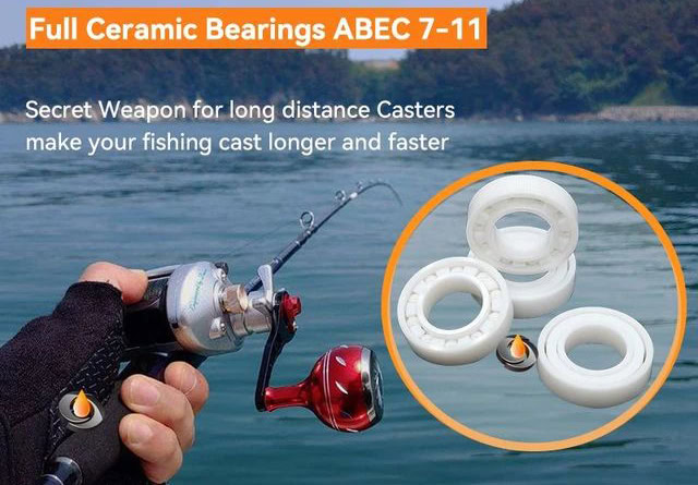 Ceramic Bearings in Fishing rod