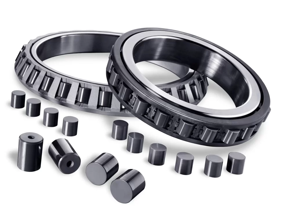 Nonmagnetic ceramic bearings